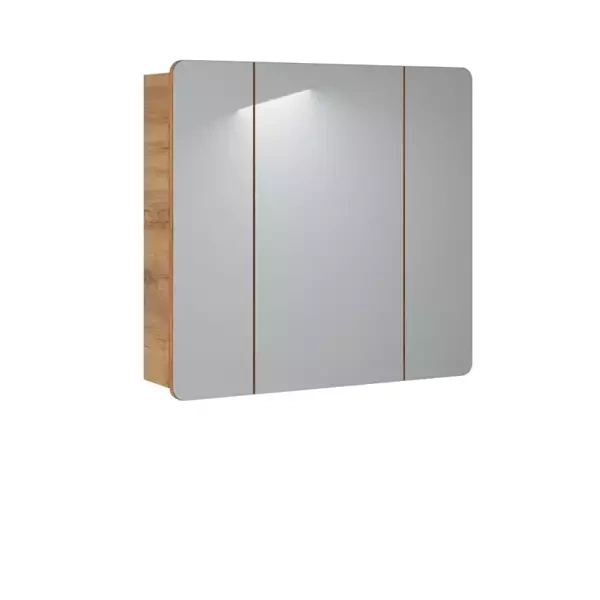 Szafka łazienkowa wisząca z lustrem 80 cm AURELIO