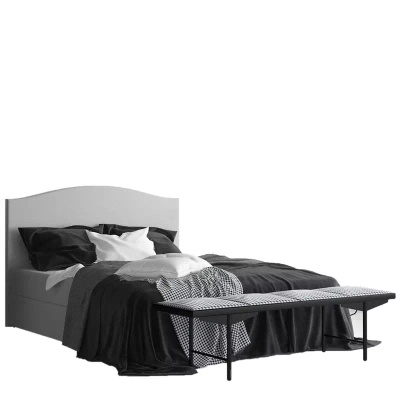 Duże łóżko kontynentalne 180x200 VISTA