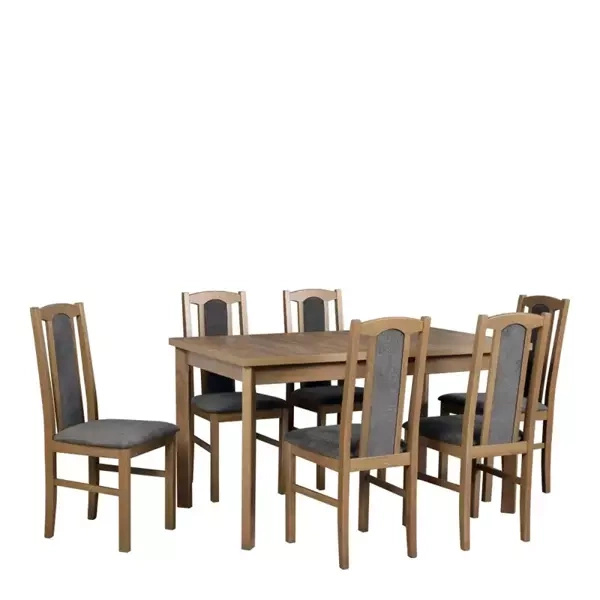 Stół rozkładany z krzesłami w klasycznym stylu NESTO