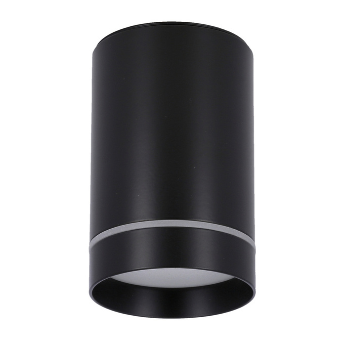 Lampa sufitowa Tuba czarna oprawa GU10 15W