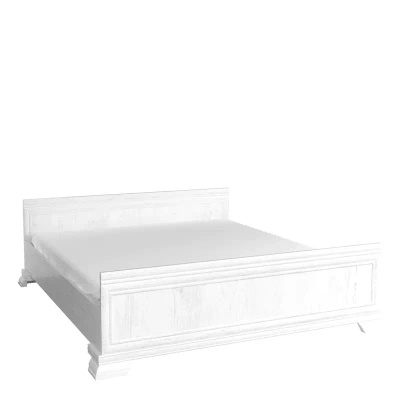 Białe łóżko dwuosobowe 180x200 KOLONIA
