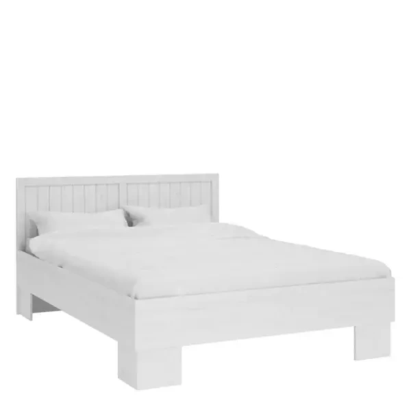 Białe łóżko do sypialni 160x200 PALAZO