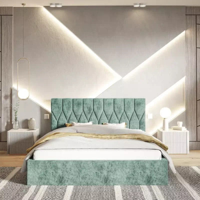 Łóżko tapicerowane 140x200 cm FRANTA