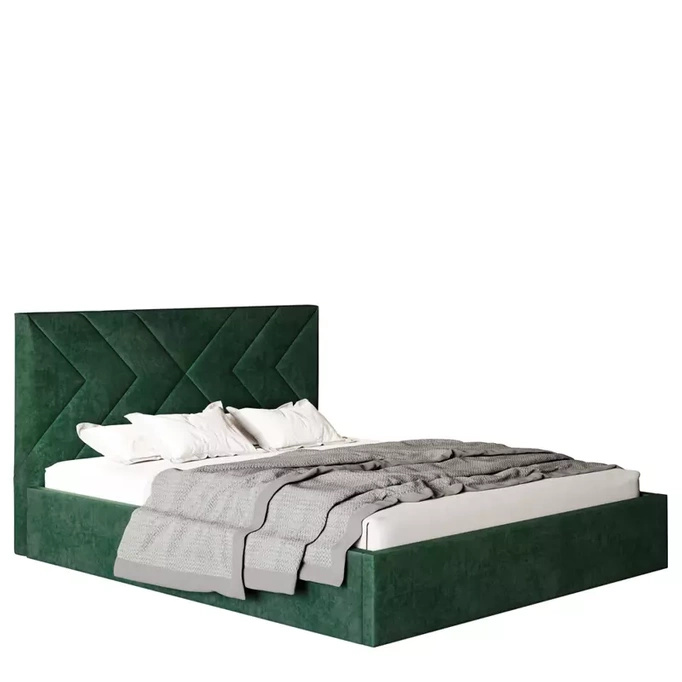 Łóżko sypialniane 180x200 cm beżowe BATOR