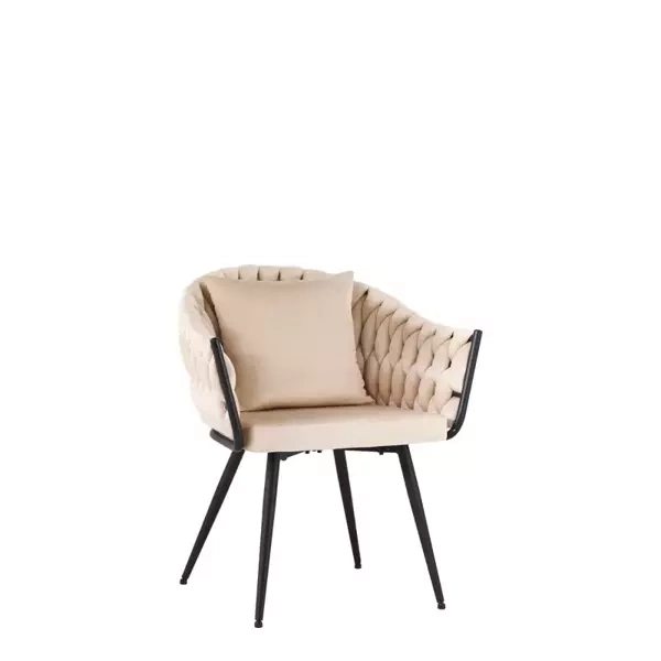 Krzesło tapicerowane glamour PALLES