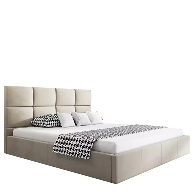 Łóżko sypialniane z oparciem 120x200 cm AMBY
