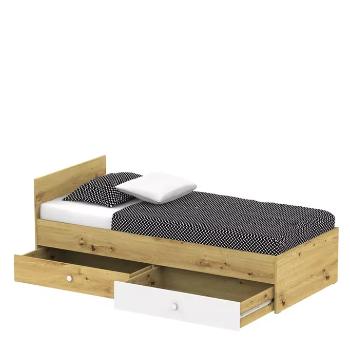Łóżko młodzieżowe 90x200 z szufladami MONACO