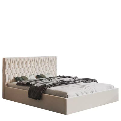 Nowoczesne łóżko 120x200 cm tapicerowane PROVO